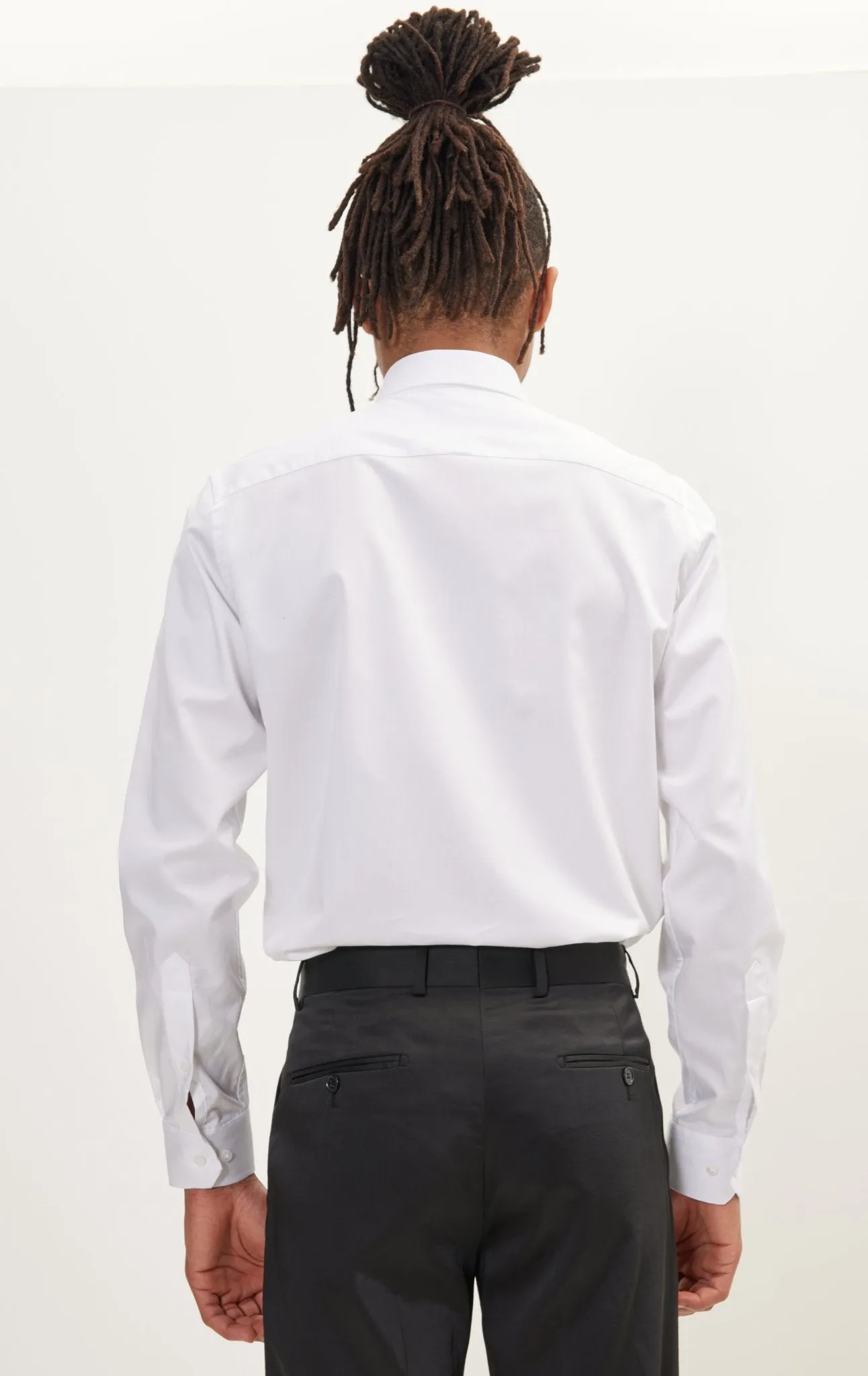 Pure Cotton Dress Shirt - White