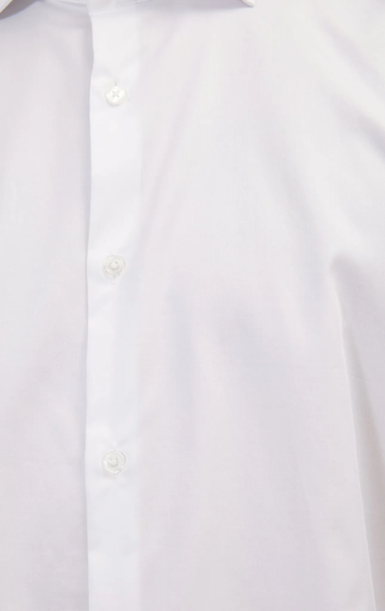 Pure Cotton Dress Shirt - White