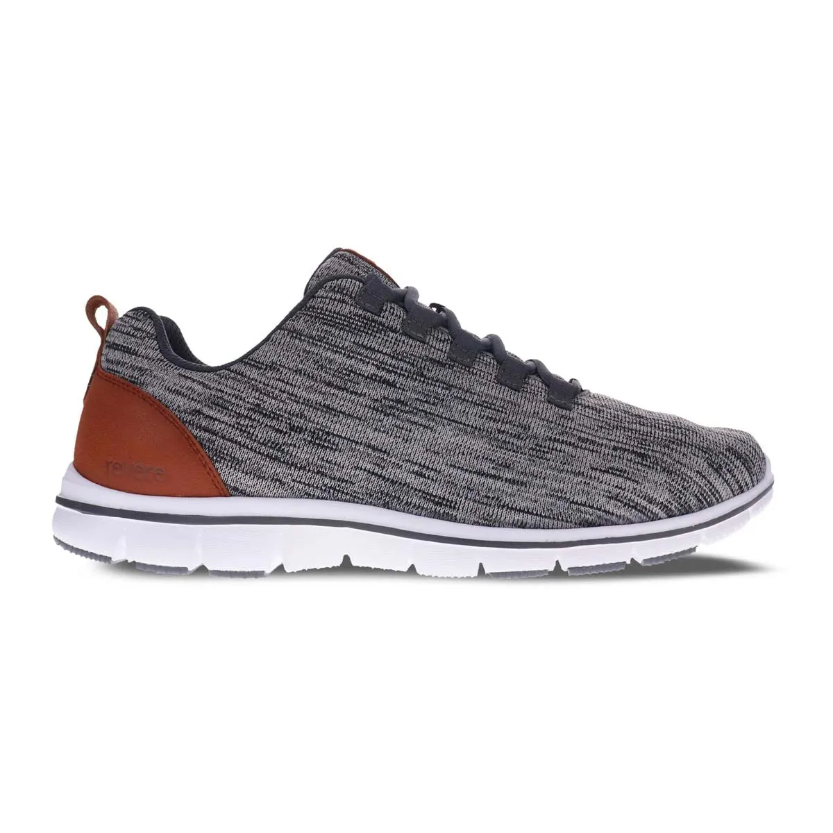 Revere Hudson Men Sneakers In Grey Marle