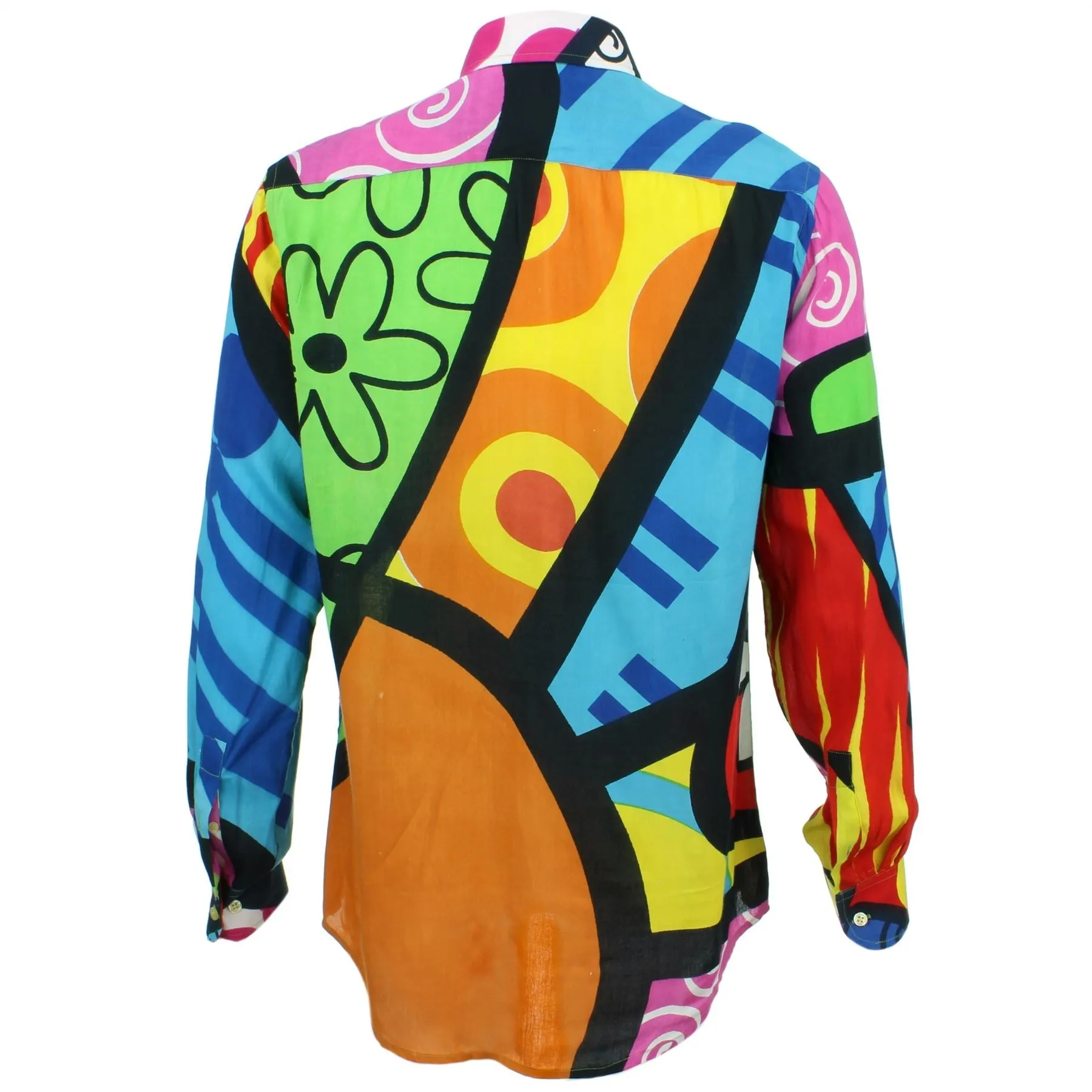 Slim Fit Long Sleeve Shirt - Carnival Beach