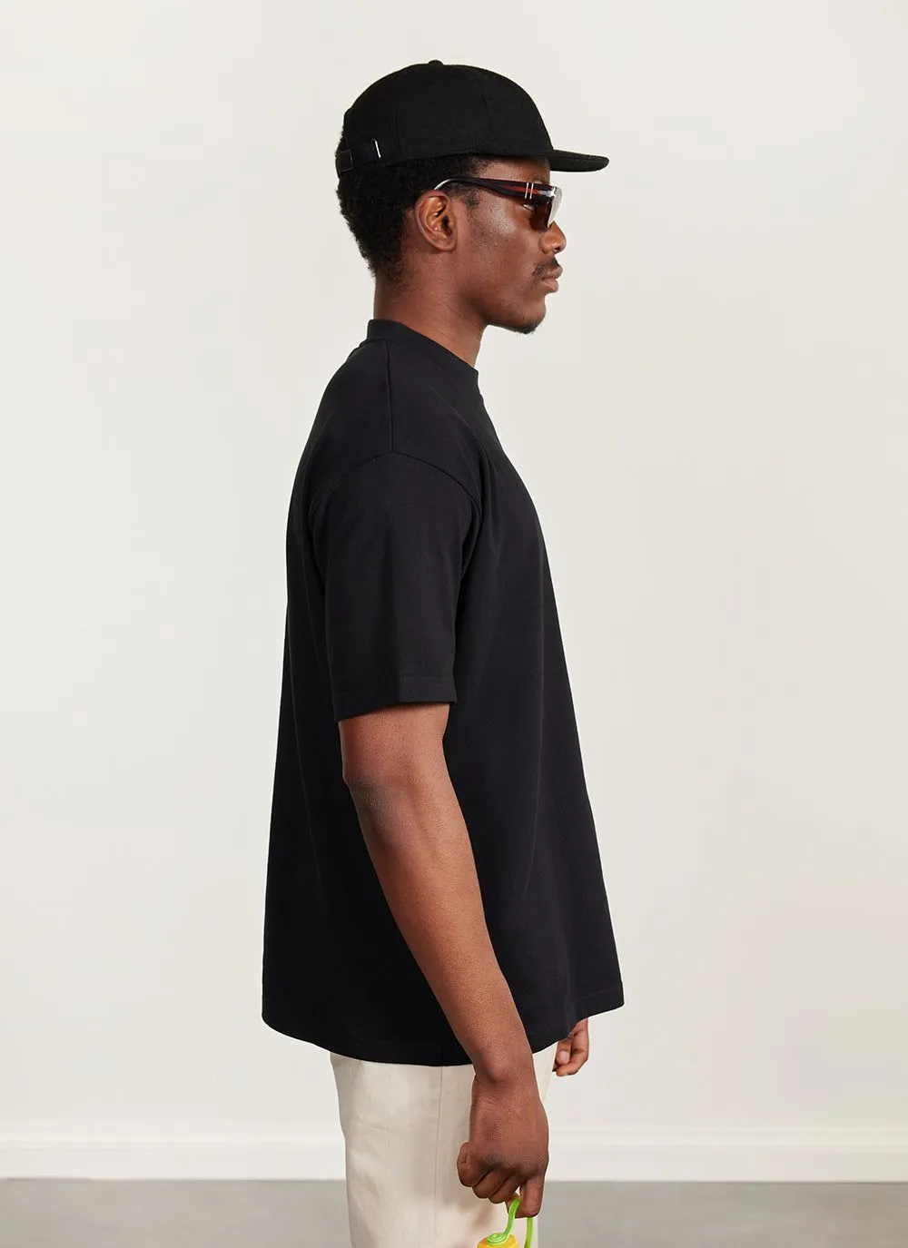 Sunday Oversized Auxiliary T Shirt | Organic Cotton | Black