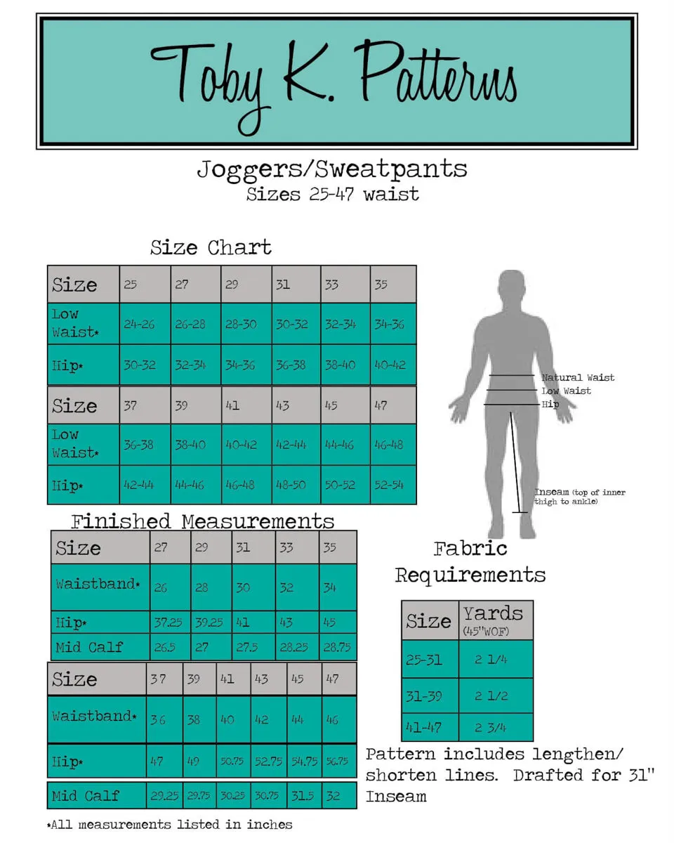 Toby K Patterns - Rogue River Joggers PDF