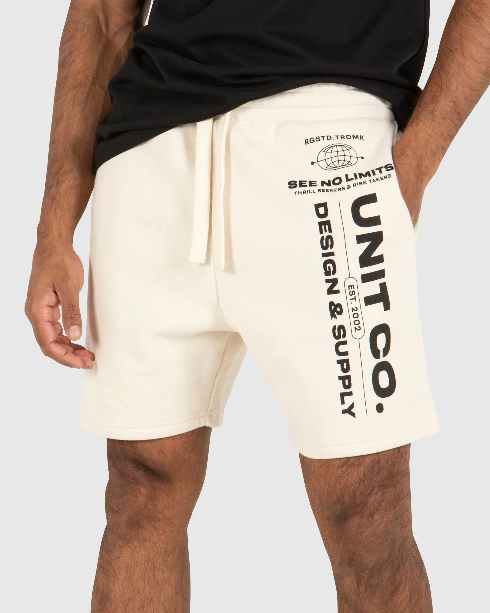 UNIT Mens Worldwide 19" Track Shorts