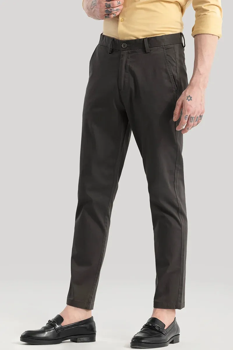 Urban Stride Dark Brown Slim FIt Chino