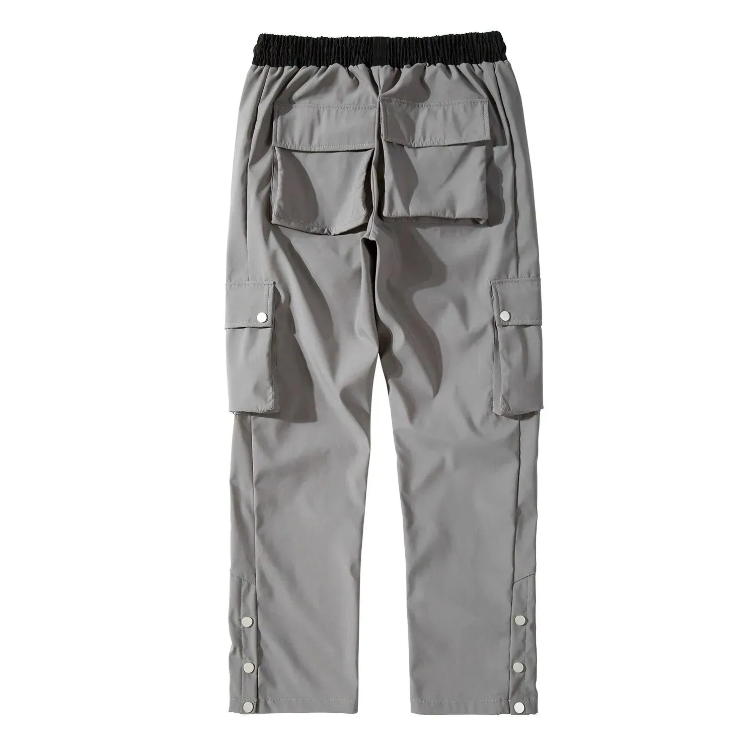 Versatile Loose Fit Multi-Pocket Trousers