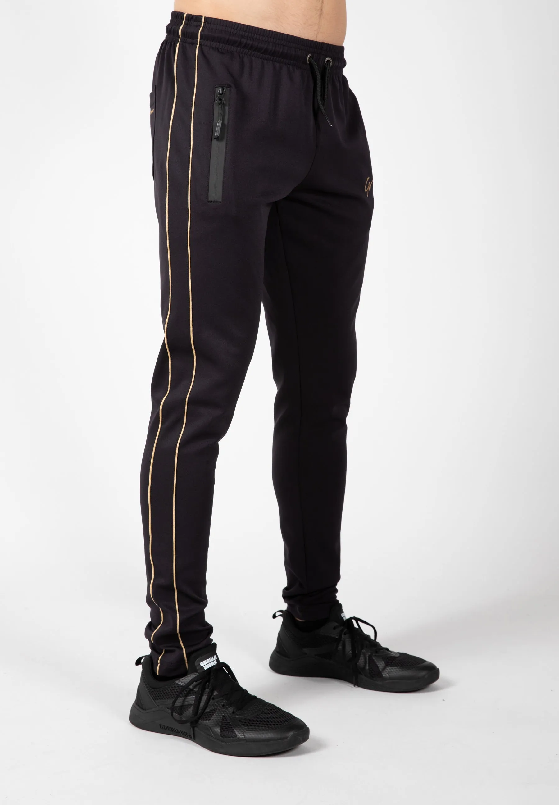 Wenden Track Pants - Black/Gold