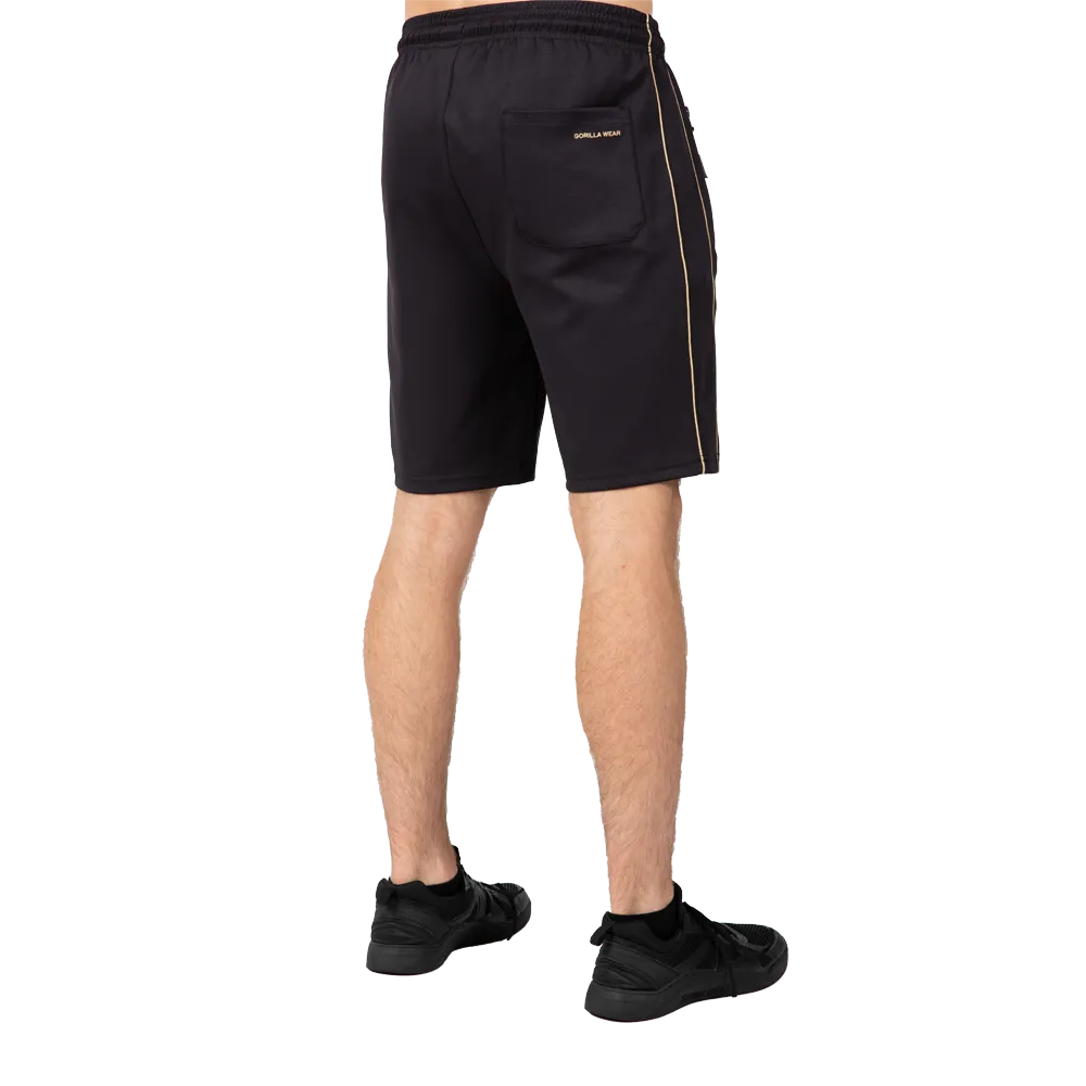 Wenden Track Shorts - Black/Gold