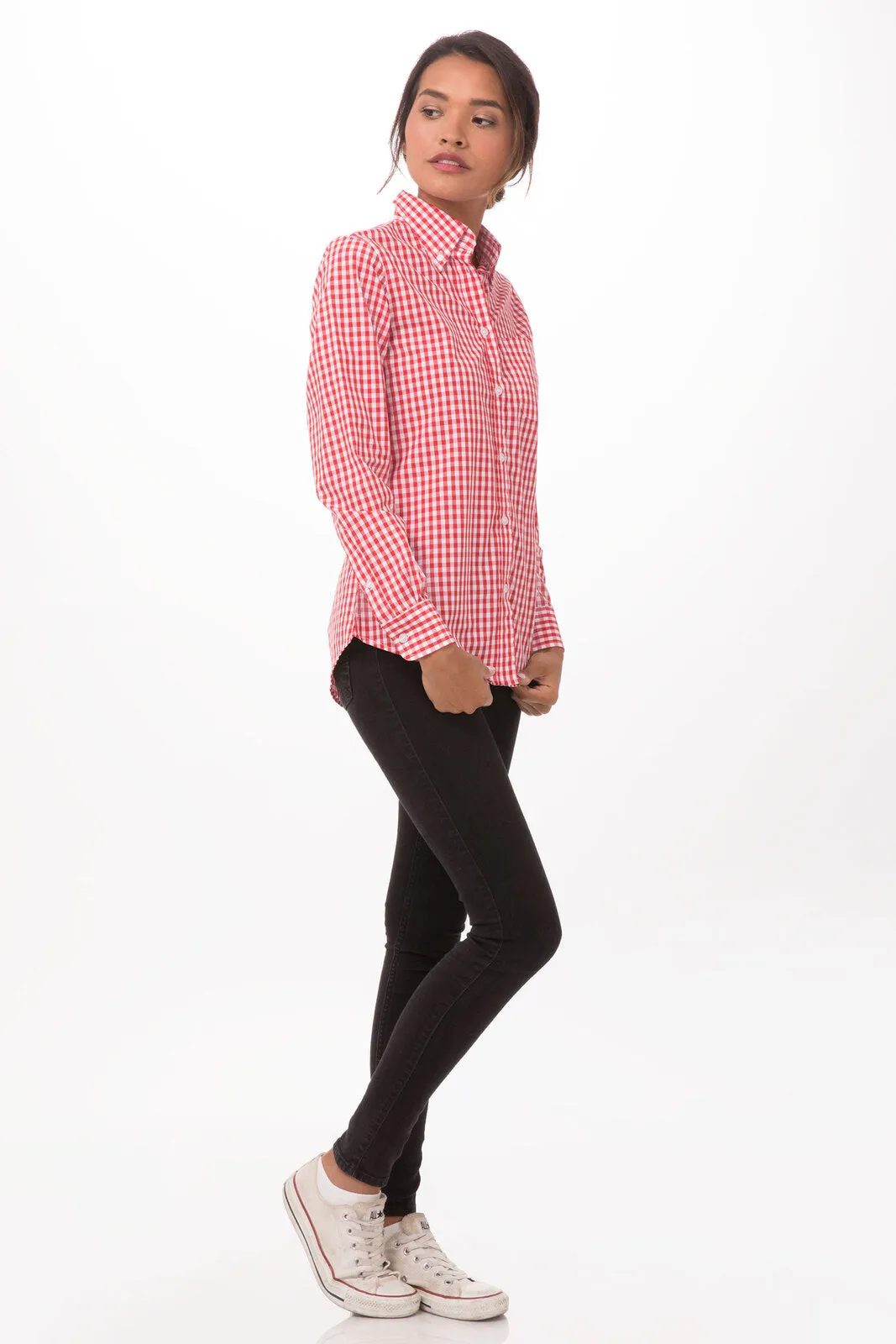 Women's Gingham Dress Shirt