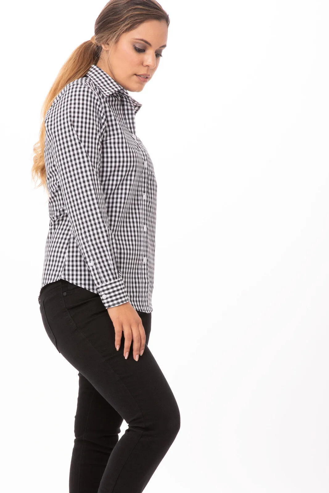 Women's Gingham Dress Shirt