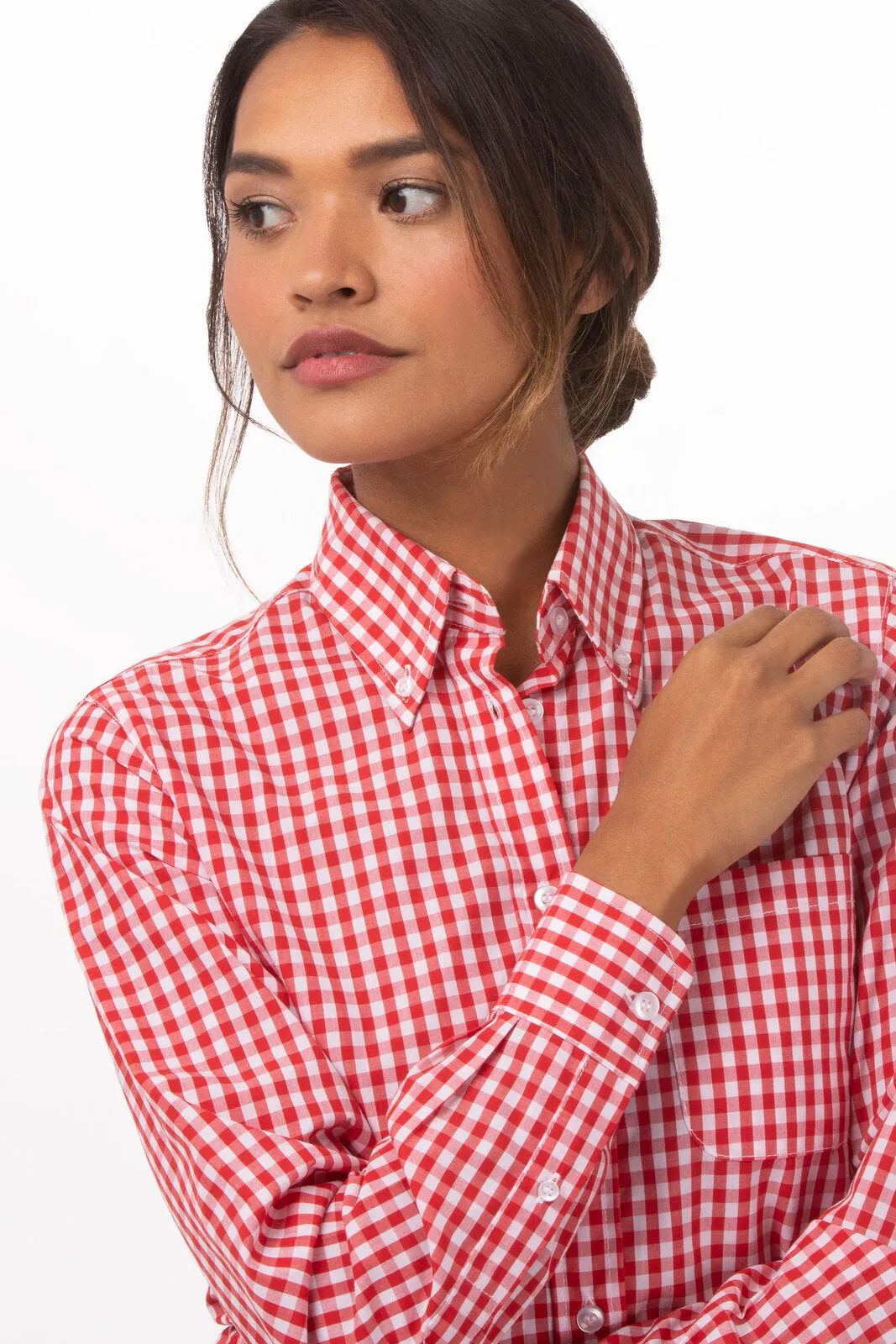 Women's Gingham Dress Shirt