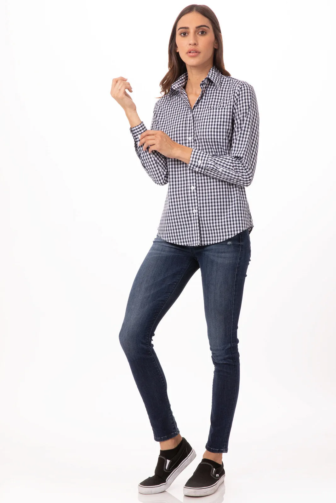 Women's Gingham Dress Shirt