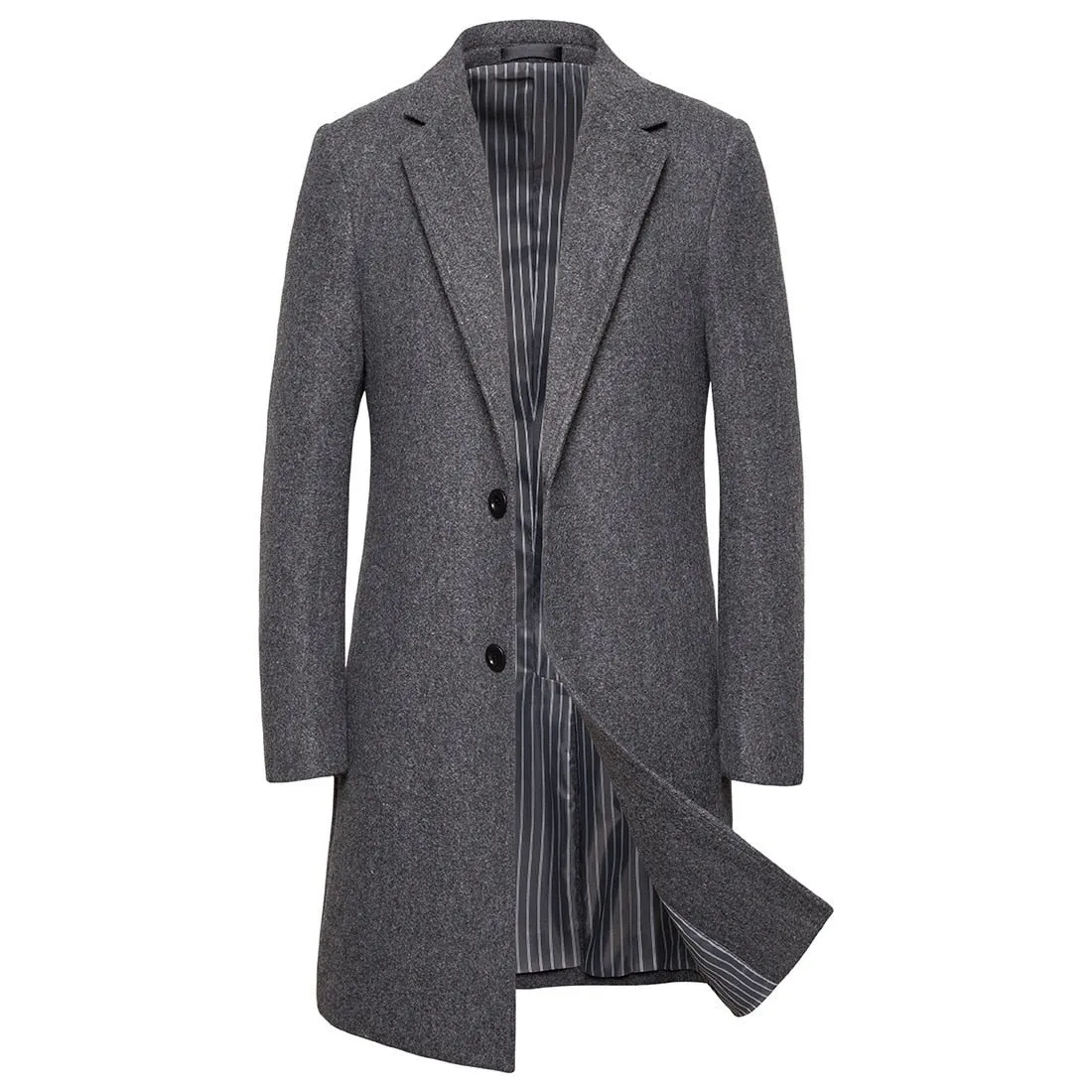 xiangtuibao Men Suits England Style Overcoat Outerwear Suits Regular Fit Extra Long Jacket Blazer Wool Blend New Costume Homme